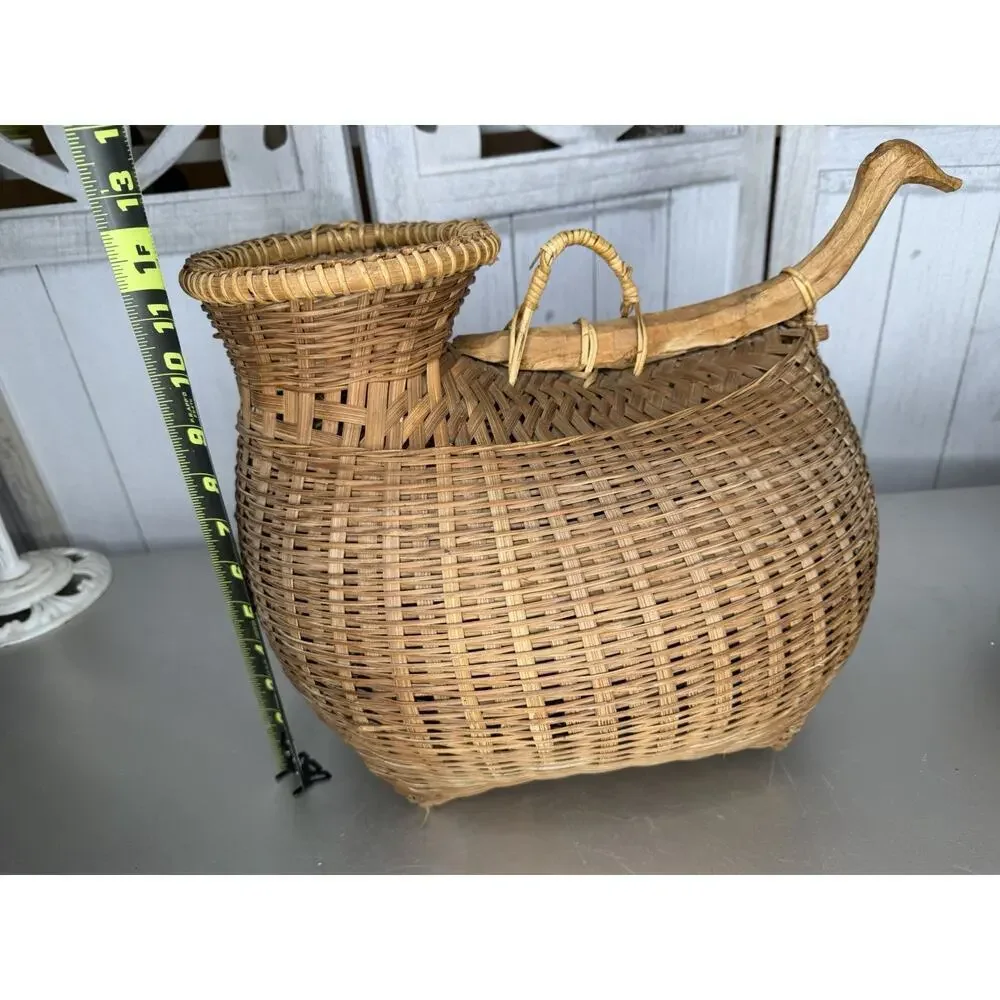 Handmade fish decor woven